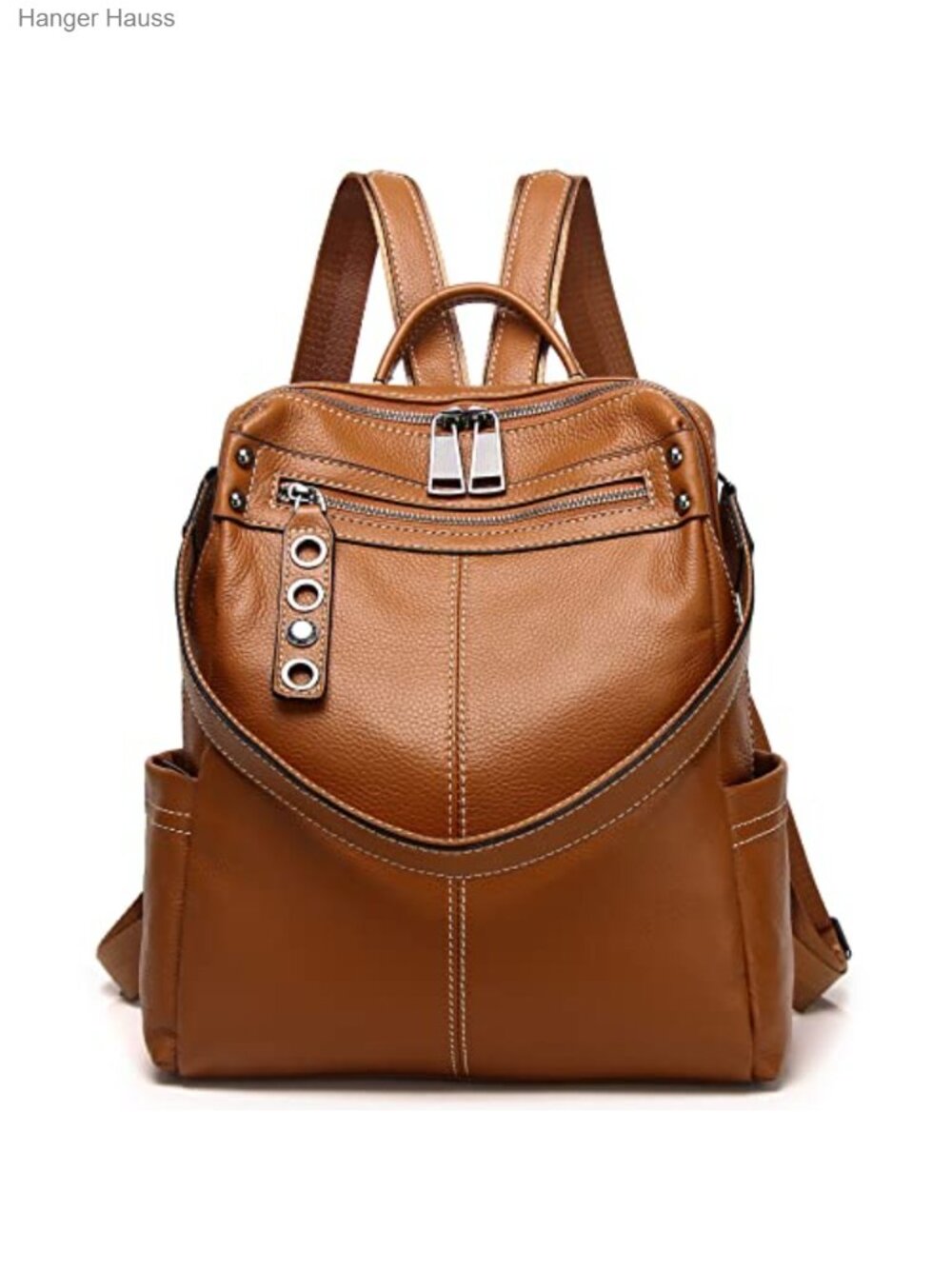 Genuine Leather Backpack Purse for Women Anti-Theft Convertible Shoulder Bag
